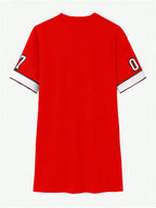 V-Neck Short Sleeve Casual Dress