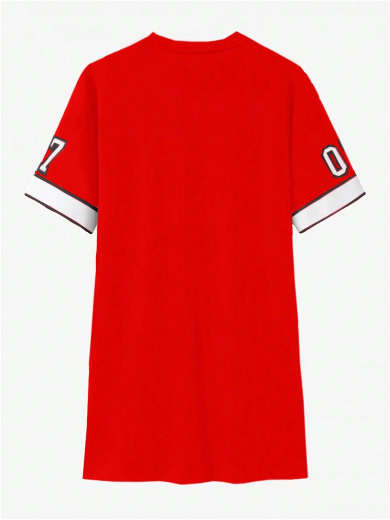 V-Neck Short Sleeve Casual Dress