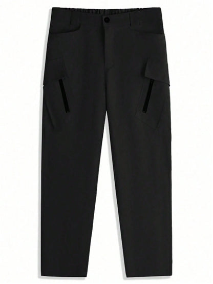 Straight Loose Zipper Cargo Streetwear Pants