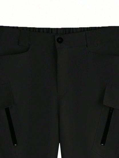 Straight Loose Zipper Cargo Streetwear Pants