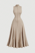 Turtleneck Sleeveless Dress