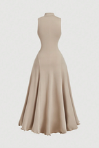 Turtleneck Sleeveless Dress