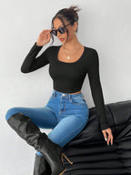 Square Neck Crop Tee