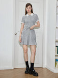 Vintage Plaid Patchwork Dress