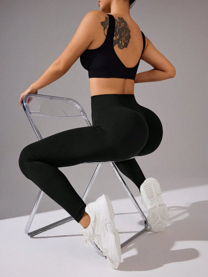Seamless Elastic Yoga Leggings