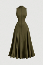 Turtleneck Sleeveless Dress