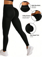 Seamless Elastic Yoga Leggings