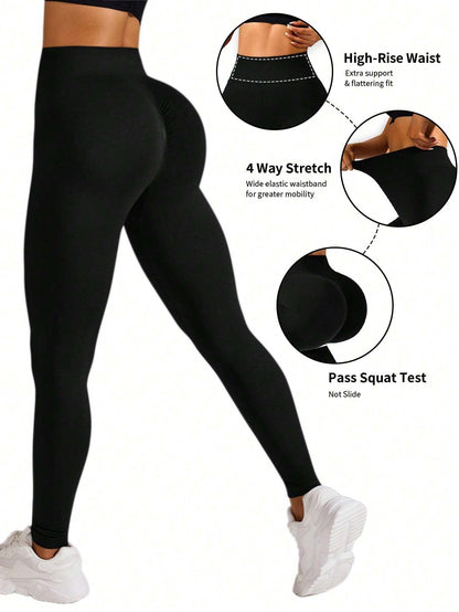 Seamless Elastic Yoga Leggings