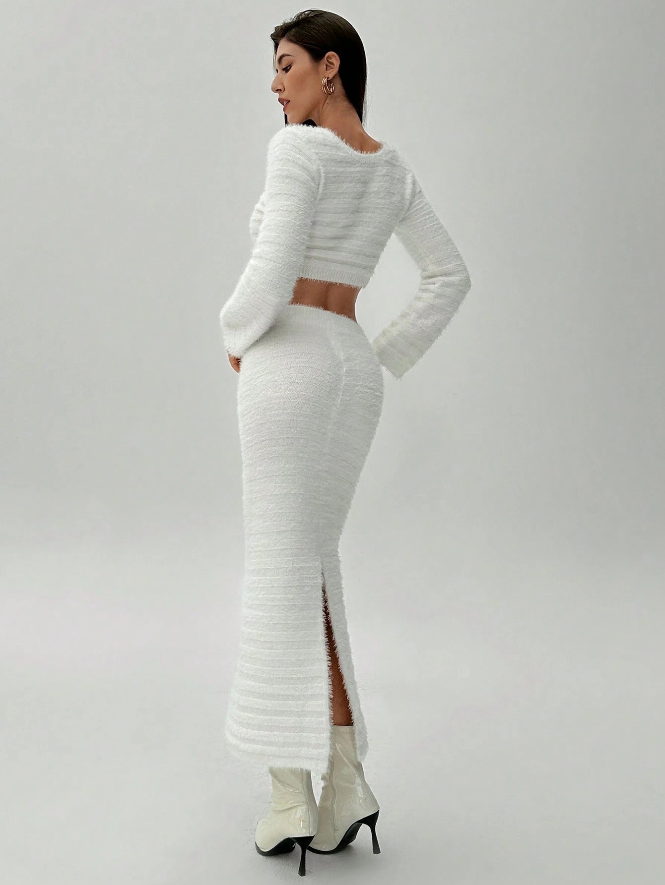 Fuzzy Sweater Set
