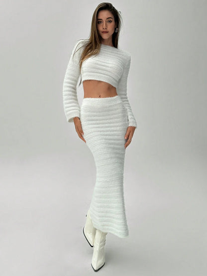 Fuzzy Sweater Set