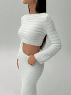 Fuzzy Sweater Set