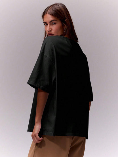 Rare Savage Oversized Crew Neck T-Shirt