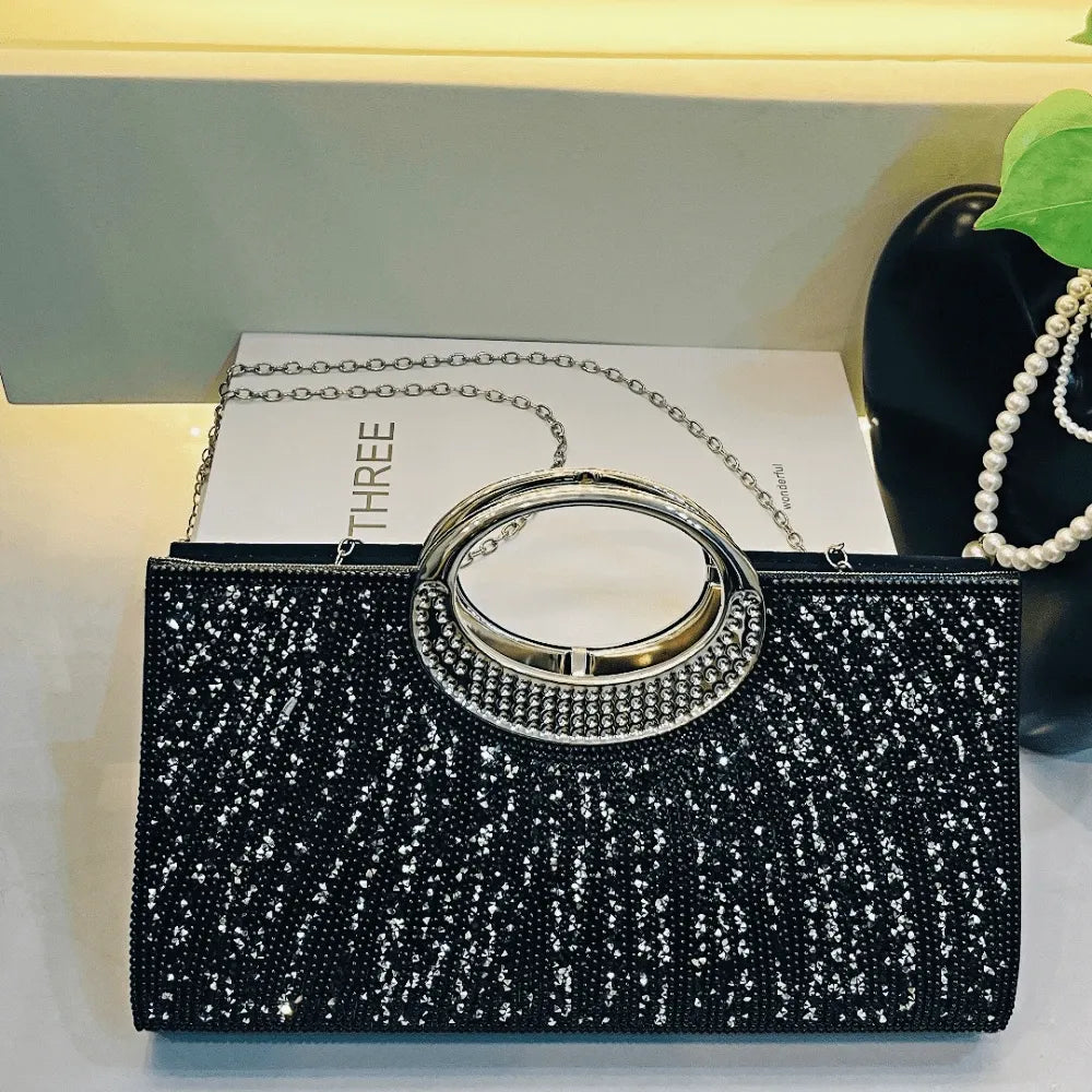 Gothic Punk Rhinestone Bag