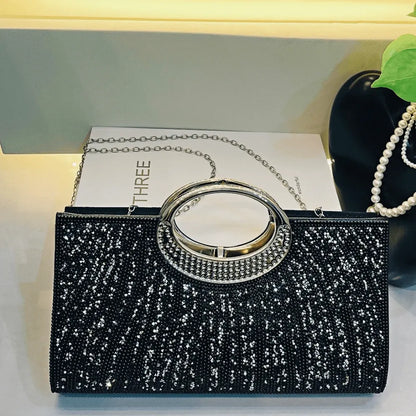 Gothic Punk Rhinestone Bag