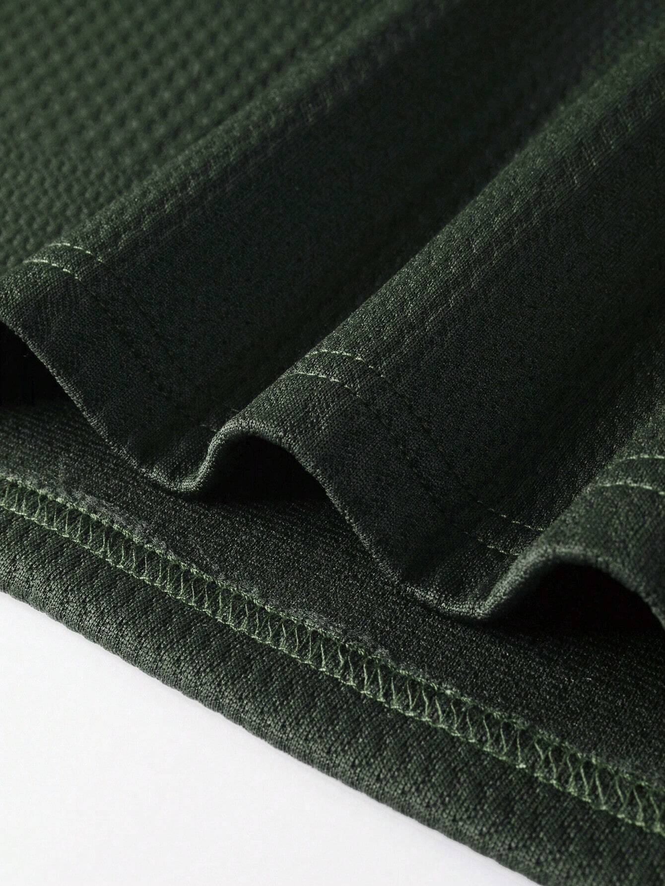 Solid Textured Polo  Shirt
