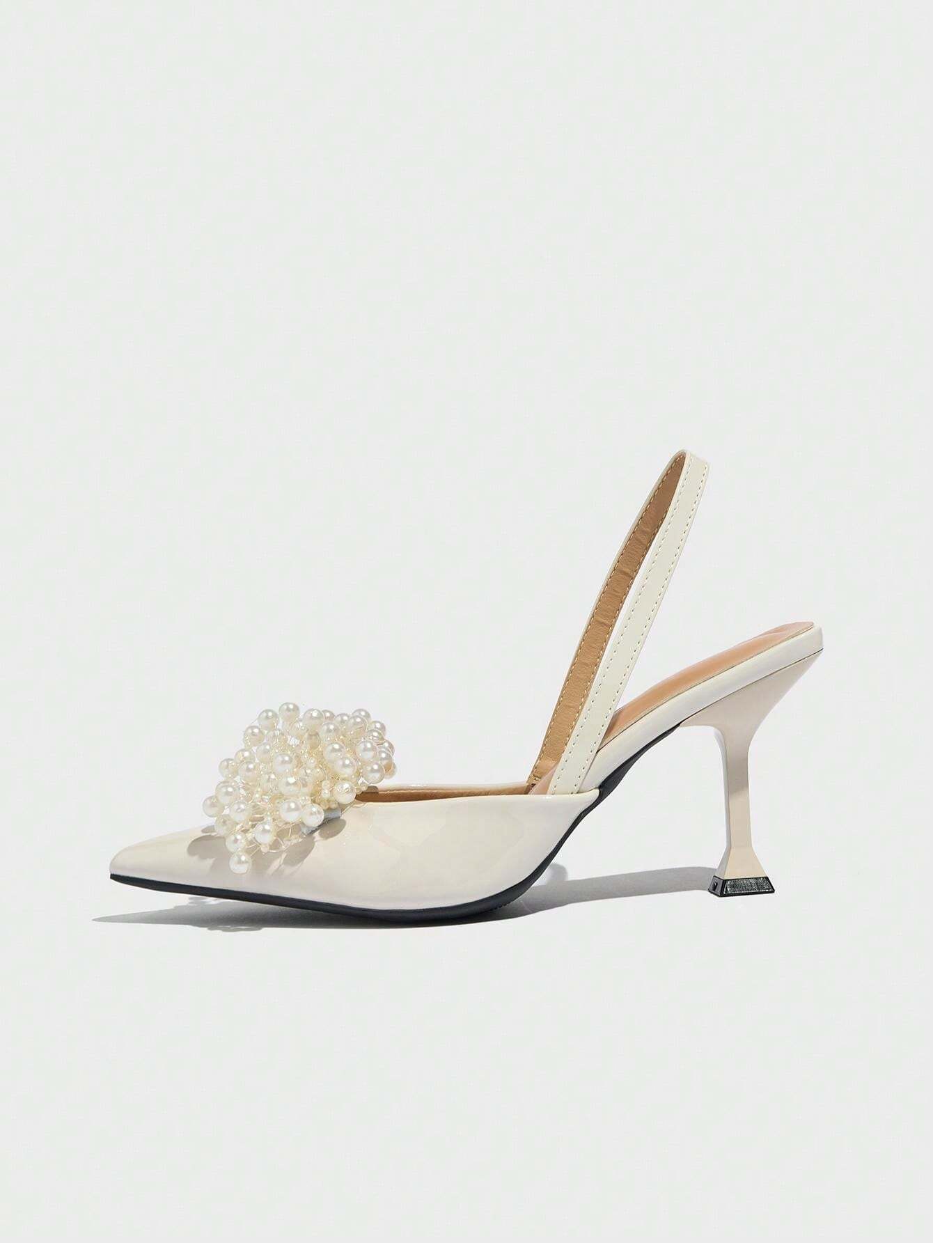 Elegant Ankle Strap Closed Toe Sandals Heel