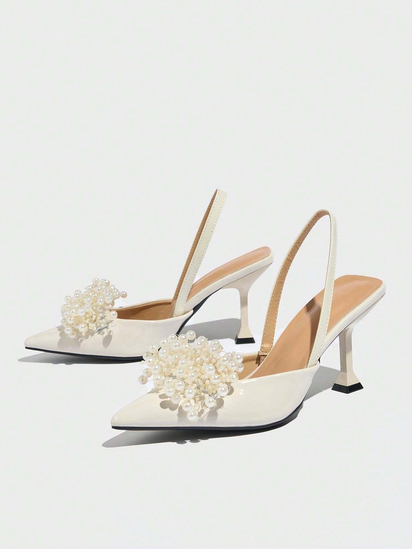 Elegant Ankle Strap Closed Toe Sandals Heel