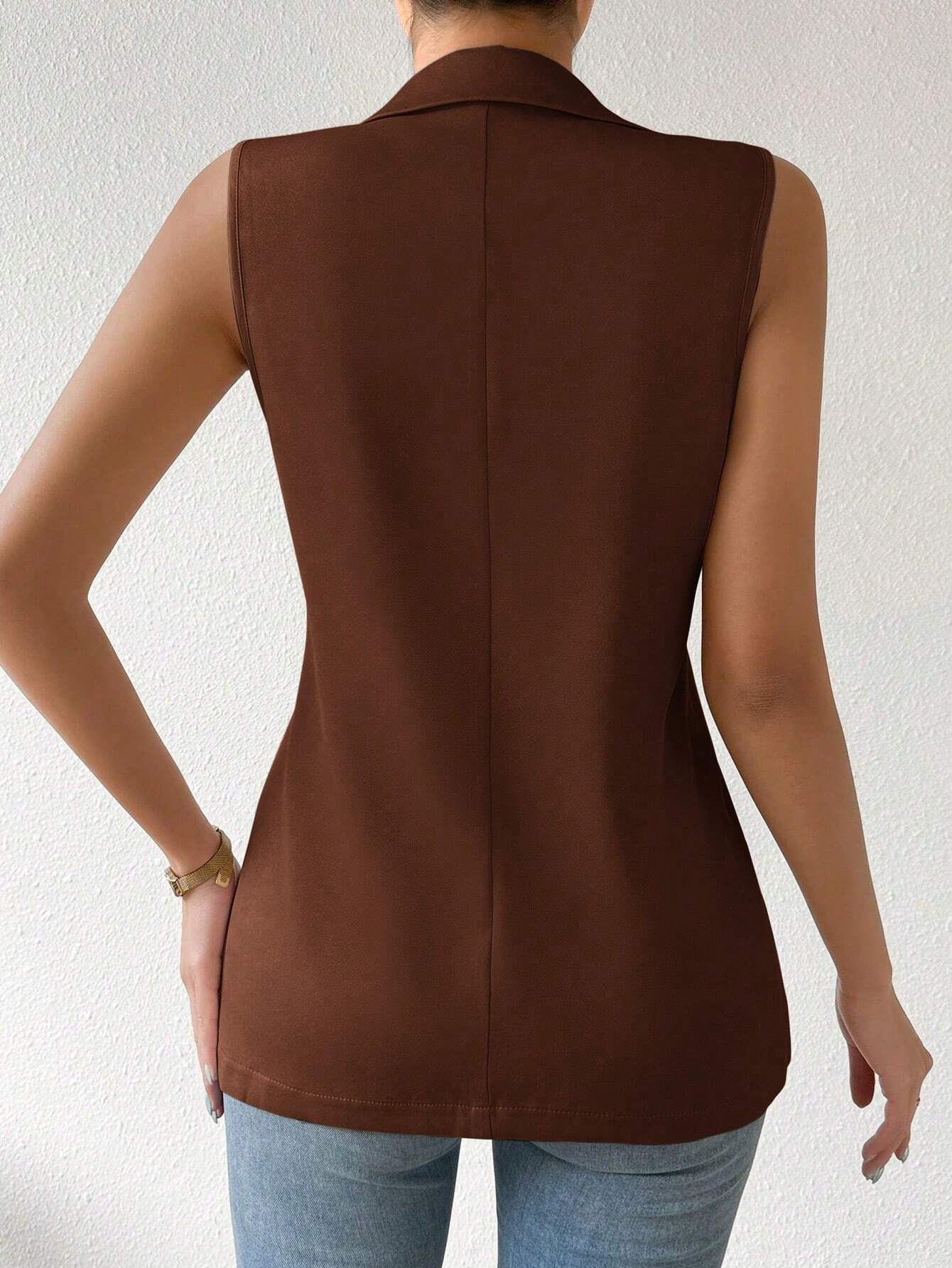 Retro Breasted Waistcoat