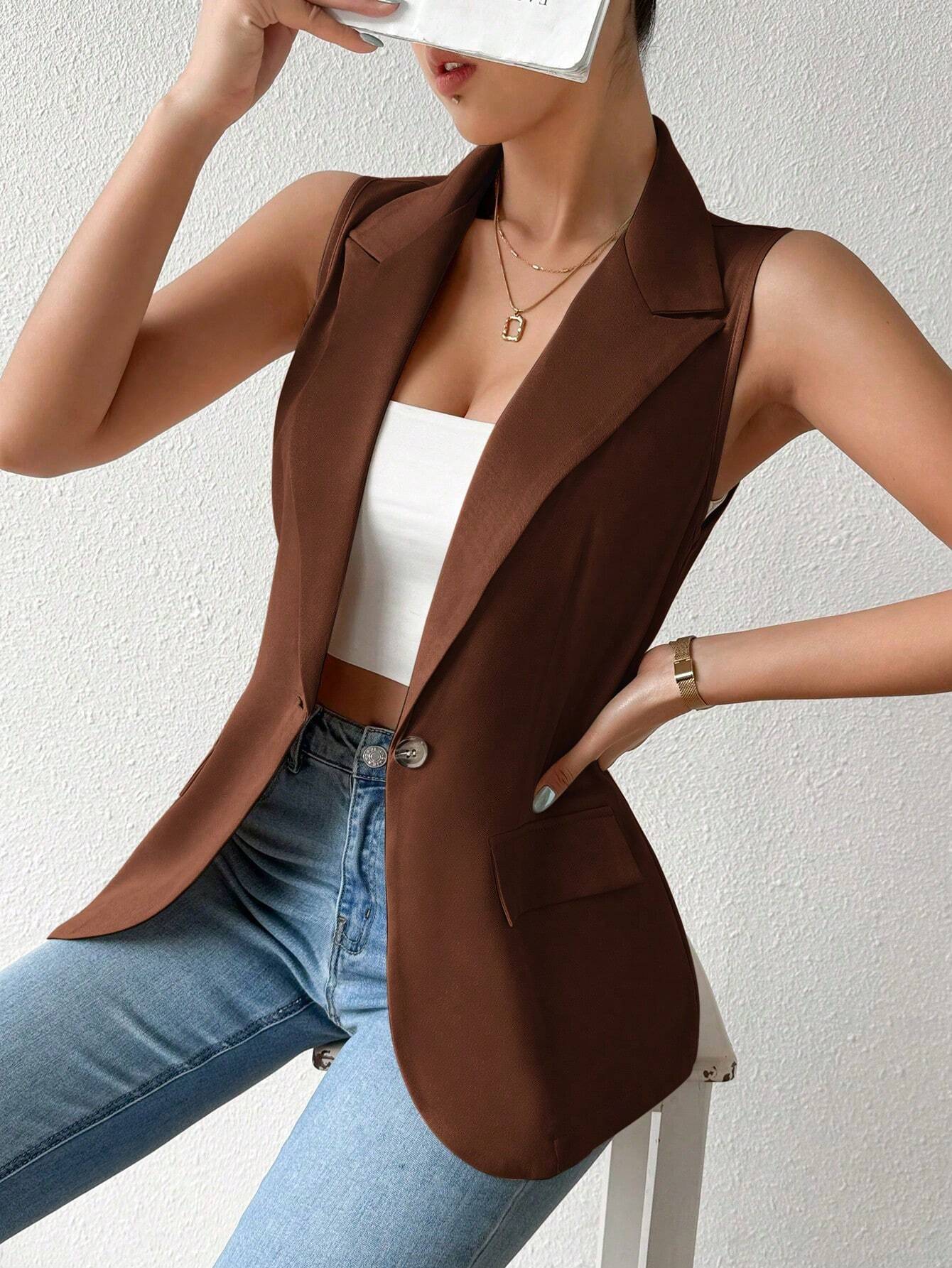 Retro Breasted Waistcoat