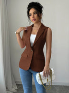 Retro Breasted Waistcoat
