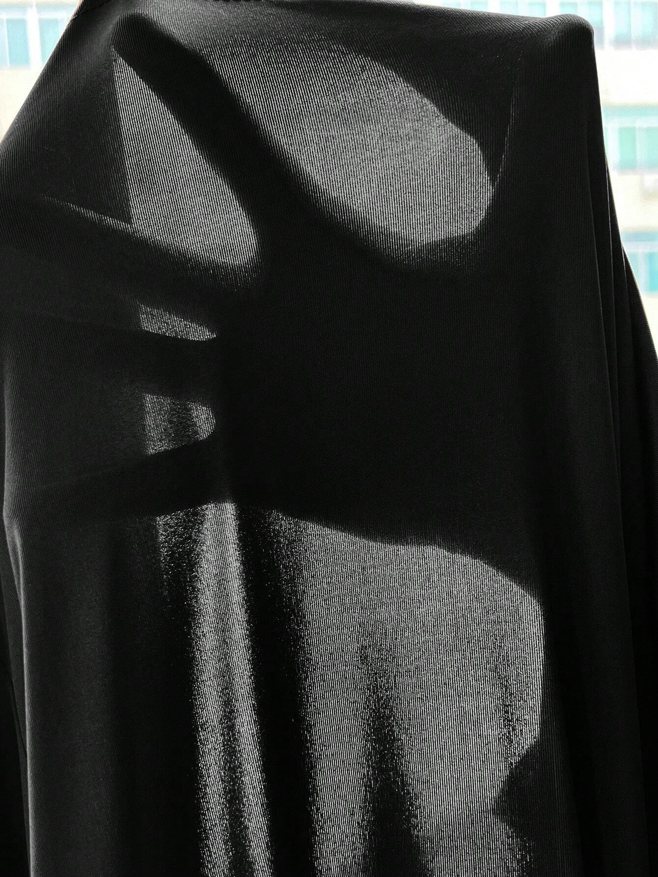 Minimalist Elegant Plunging V-Neck Backless High Slit Long Dress