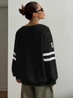 Faven black sweatshirt with the number 54