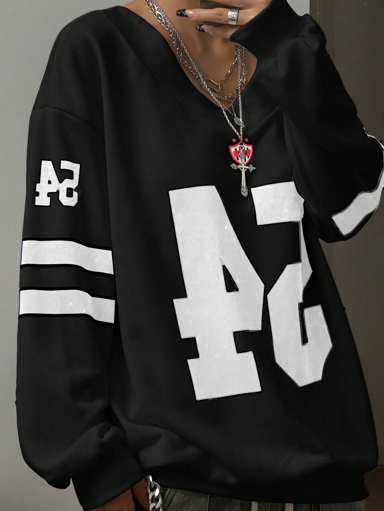 Numeric Jersey Sweatshirt