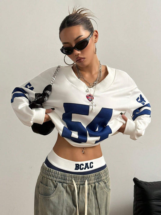 Numeric Jersey Sweatshirt