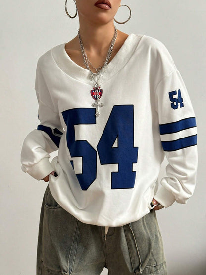 Numeric Jersey Sweatshirt
