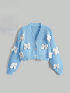 The Whimsical Azure Cardigan