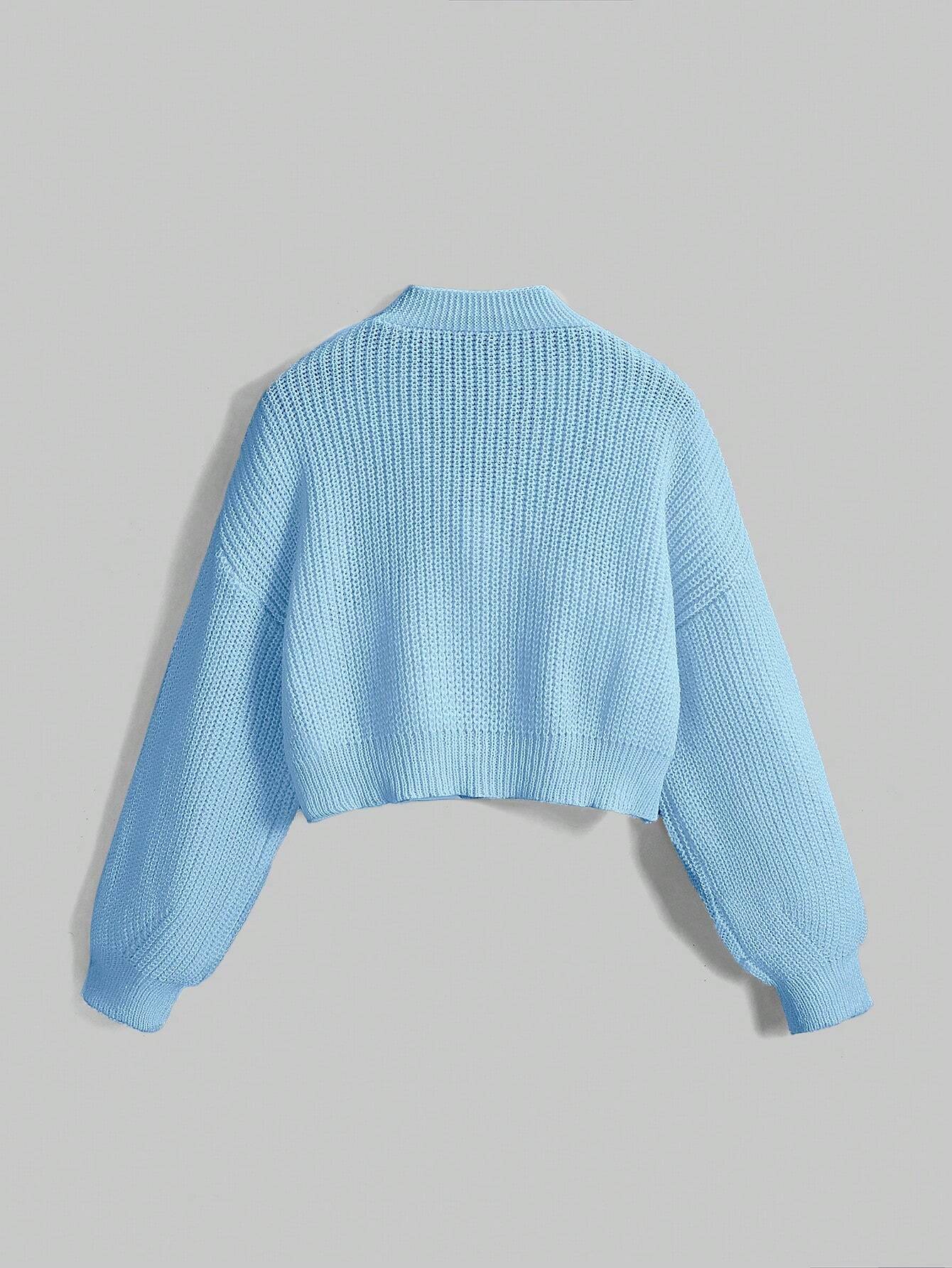 The Whimsical Azure Cardigan
