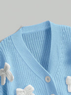 The Whimsical Azure Cardigan