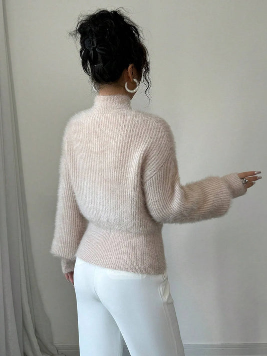 Casual Pullover Bow Detail Sweater