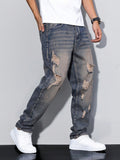Men's distressed jeans 
