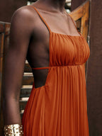 Minimalist Sleeveless Bohemian Dress