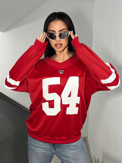 Numeric Jersey Sweatshirt