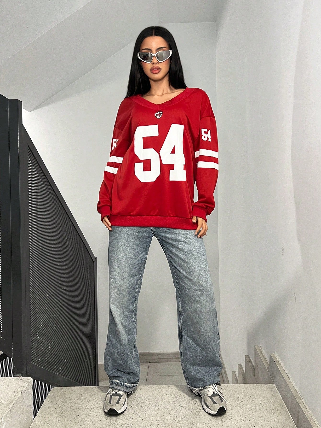 Numeric Jersey Sweatshirt
