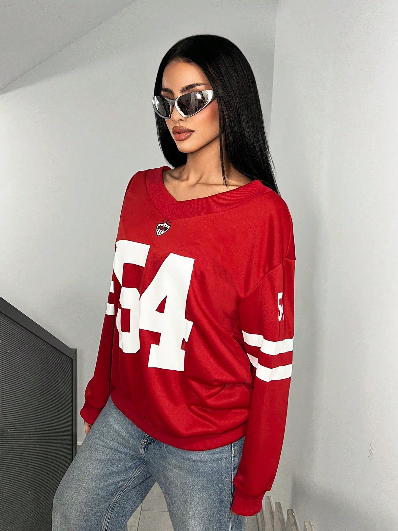 Numeric Jersey Sweatshirt