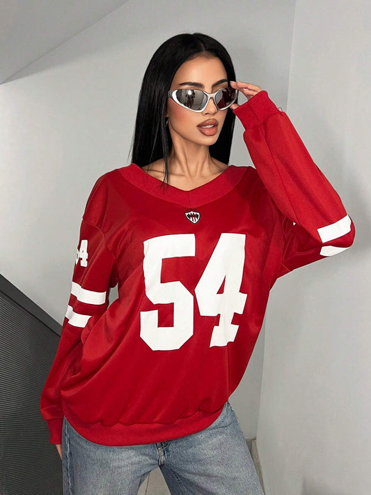 Numeric Jersey Sweatshirt