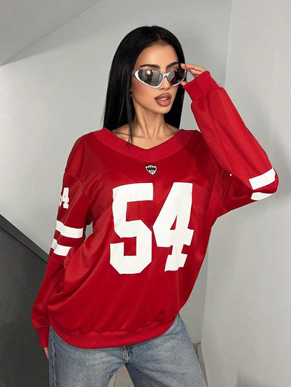Numeric Jersey Sweatshirt