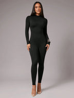 Knit Skinny Jumpsuit