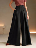 Elegant Loose Wide Leg Casual Flared Pants