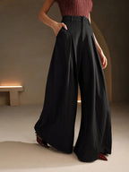 Elegant Loose Wide Leg Casual Flared Pants