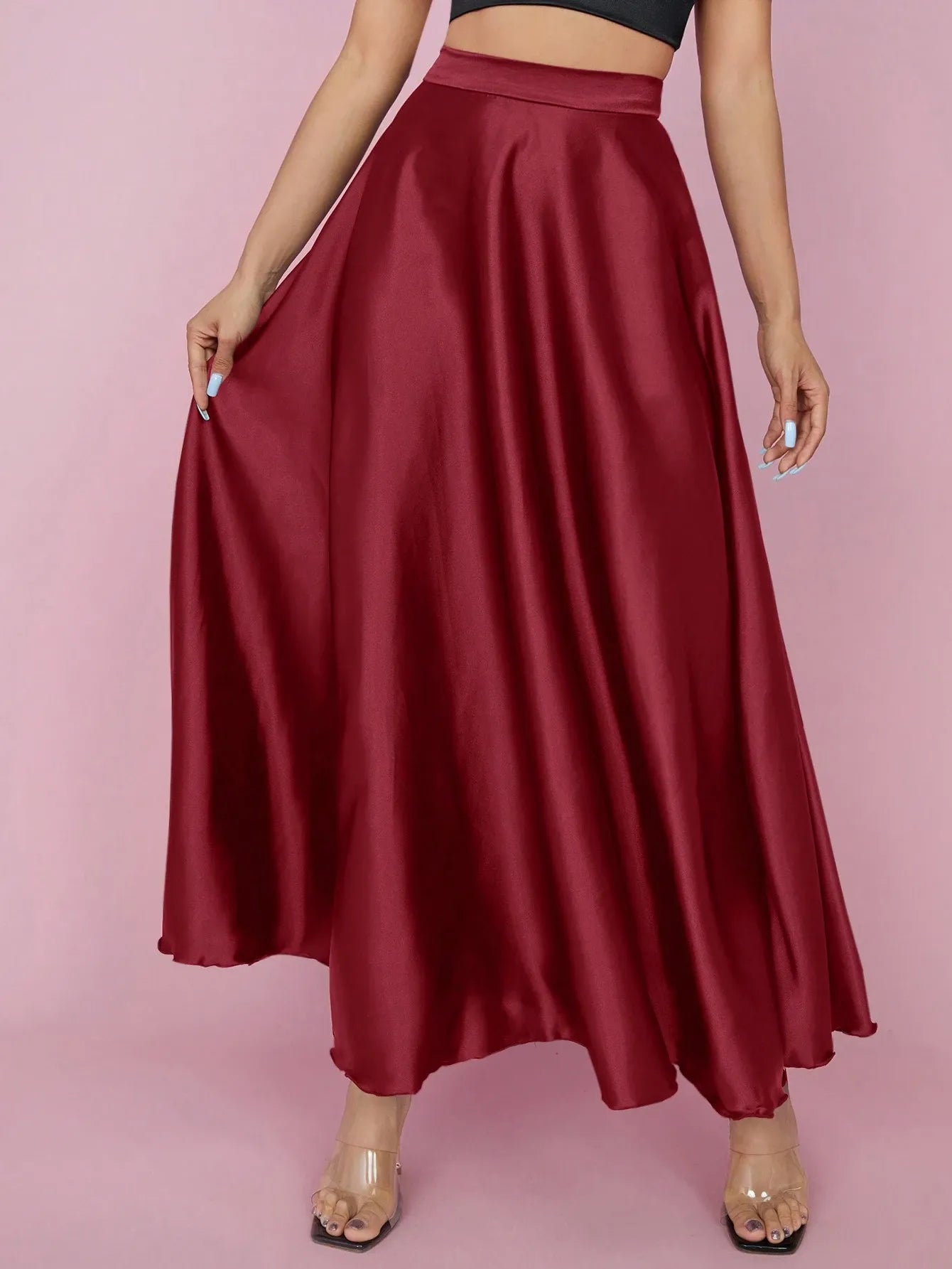 PETITE High Waist Flared Skirts