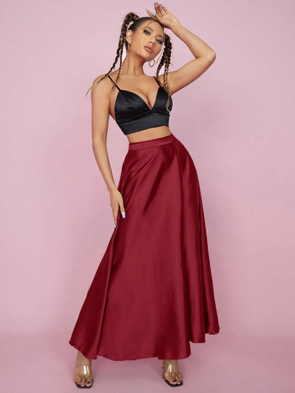 PETITE High Waist Flared Skirts
