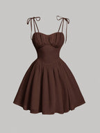 Ruched Bust Cami Dress