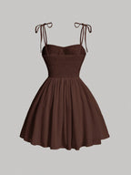 Ruched Bust Cami Dress