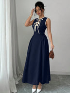 Elegant Bow Tie Dress