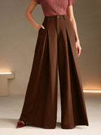 Elegant Loose Wide Leg Casual Flared Pants