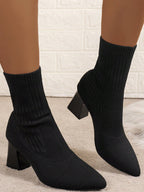 Elegant Thick Heel Boots